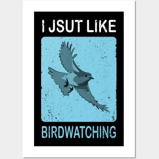 Bird Watching Birds Birding Posters and Art